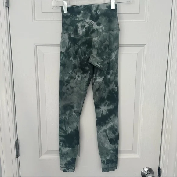 SOLD! Lululemon Align High Rise Tight 25” Diamond Dye Starlight Smoked Spruce 2 - Picture 7 of 12